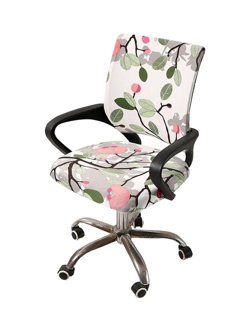 chair cover with floral print - 18685365 - Very Small Image - 1