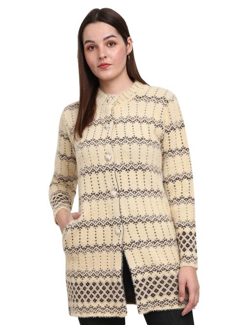 button up wool cardigan - 18688010 - Very Small Image - 1