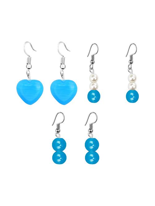 pack of 3 drop earring - 18689032 - Very Small Image - 1