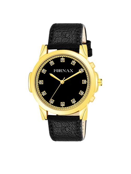 gold igp platted royal water resistant  analog watch for men's - 18689602 - Very Small Image - 1