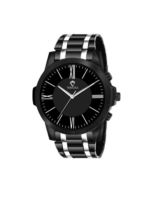 bara bore fashion two tone plated high quality chain analog watch for men's analog watch - 18689627 - Very Small Image - 1