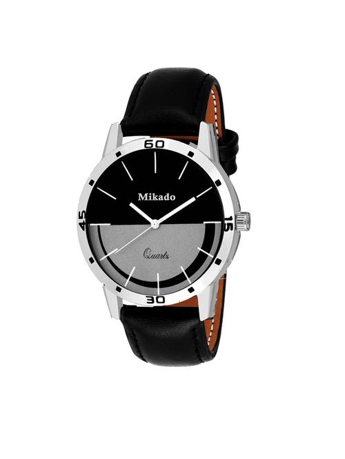 smile black dial analog watch for men's and boy's - 18689727 - Very Small Image - 1