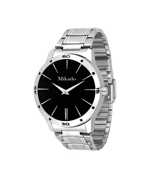 exclusive men's and boy's monopoly casual analog watch with metal chain - 18689811 - Very Small Image - 1