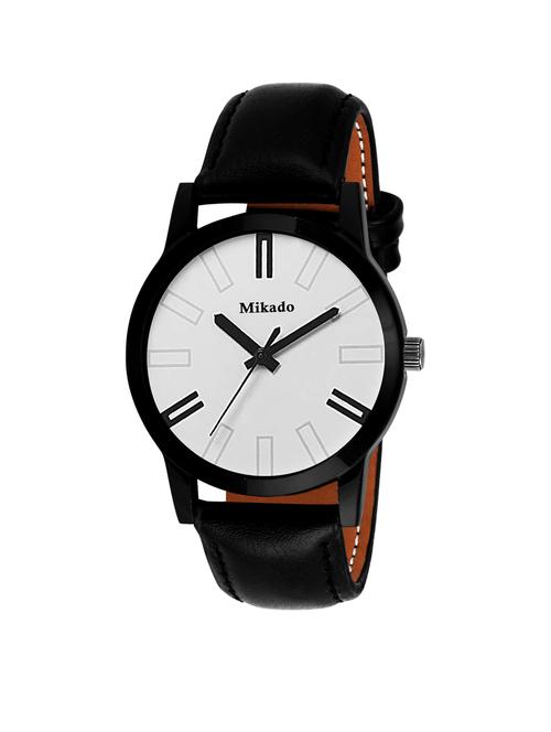 white dial analog watch for men's and watches - 18689855 - Very Small Image - 1