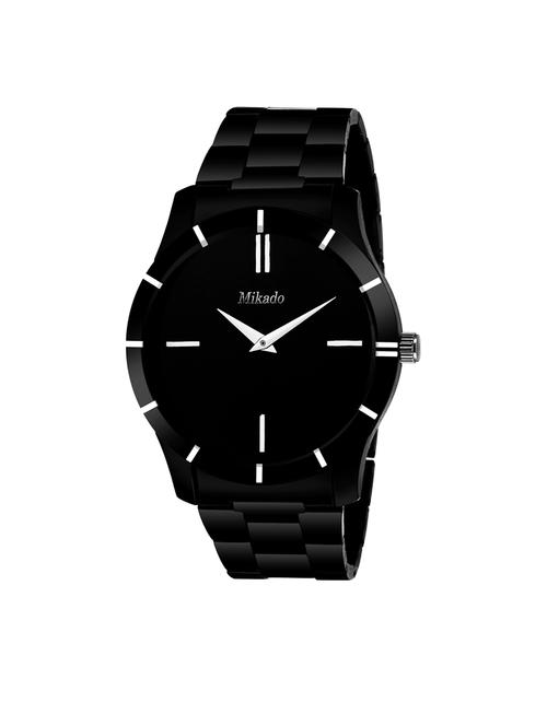 black rangers metal z black chain analog watch  for men's - 18689871 - Very Small Image - 1