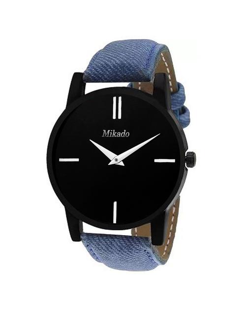 r8 slim denim watch for boy's and men's - 18689950 - Very Small Image - 1