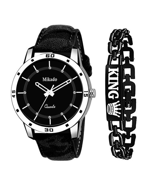 men's analog watch combo - 18689999 - Very Small Image - 1