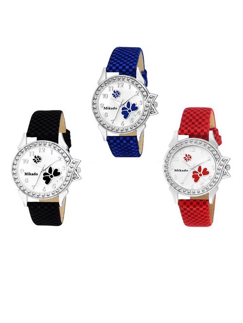 men's analog watch combo - 18690027 - Very Small Image - 1