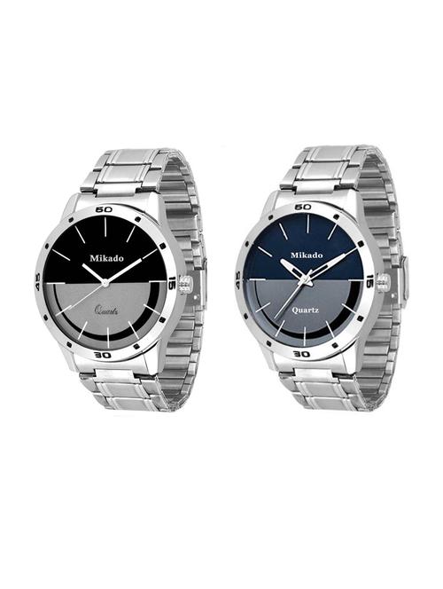 men's analog watch combo - 18690038 - Very Small Image - 1