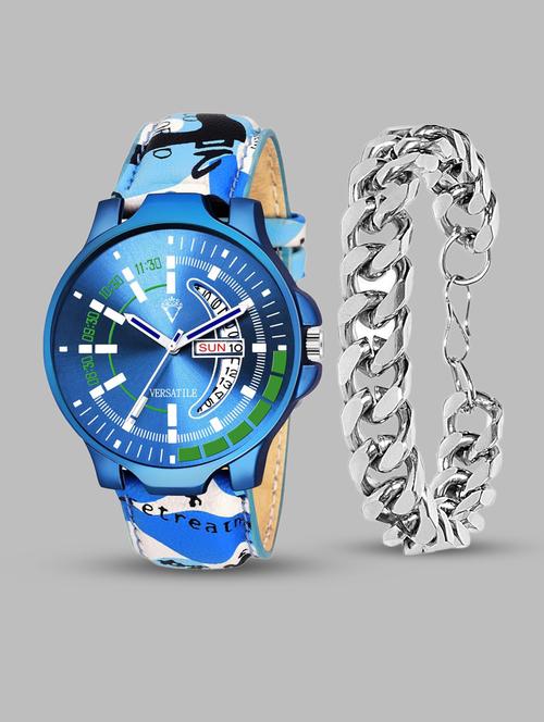 men's analog watch combo - 18690045 - Very Small Image - 1