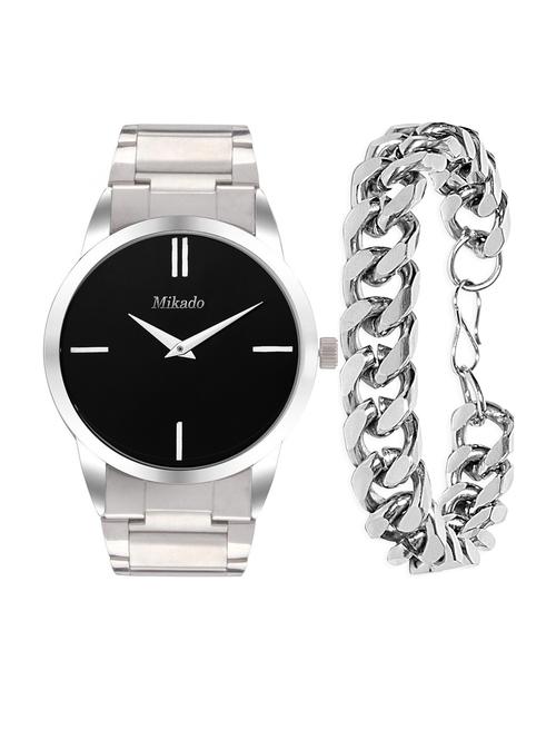 men's analog watch combo - 18690069 - Very Small Image - 1