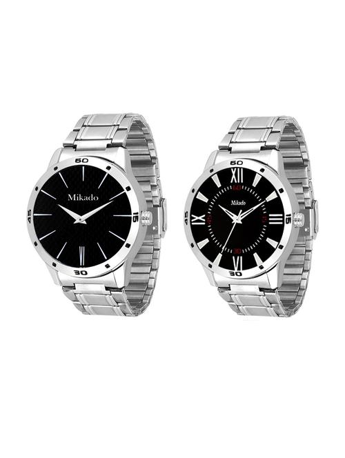 men's analog watch combo - 18690125 - Very Small Image - 1