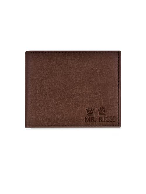 Brown Leatherette Wallet - 18690255 - Very Small Image - 1