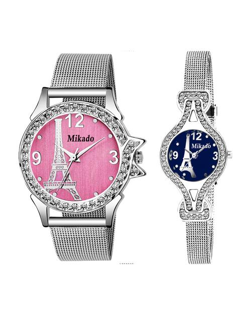 blessing artistic chain analog watch for girls and women - 18690383 - Very Small Image - 1