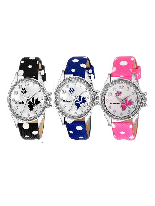 stylish and exclusive flipkart women analog watches combo for women and girls - 18690441 - Very Small Image - 1