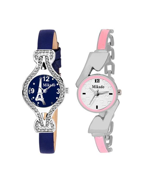 multi color fashion analog watches combo for girls - 18690472 - Very Small Image - 1