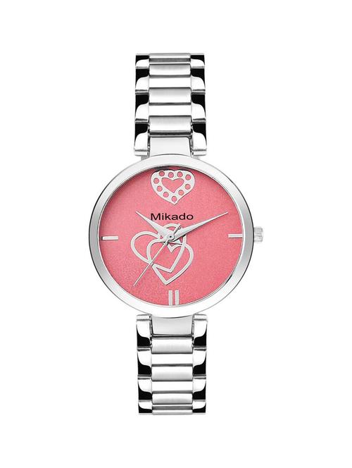 d 74 pink heart women watch - 18690954 - Very Small Image - 1