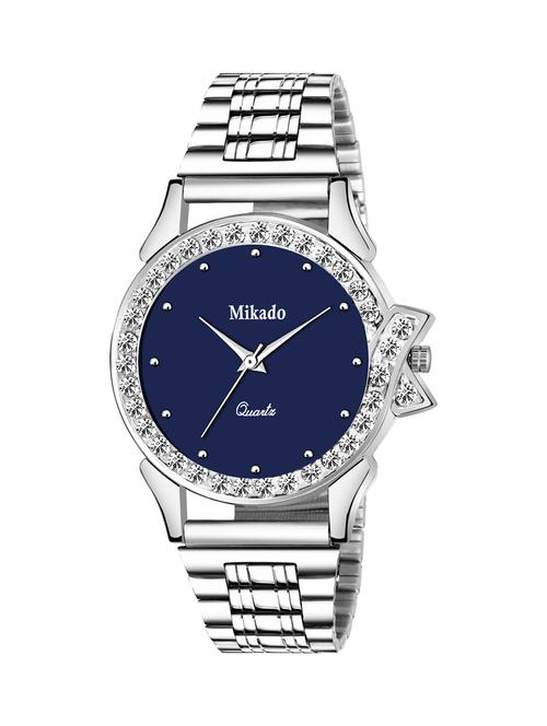 premium quality water resistant metal chain watch for girls & women - 18690996 - Very Small Image - 1