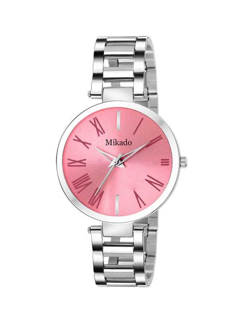 pink molly fashion women analog watch - 18691050 - Very Small Image - 1