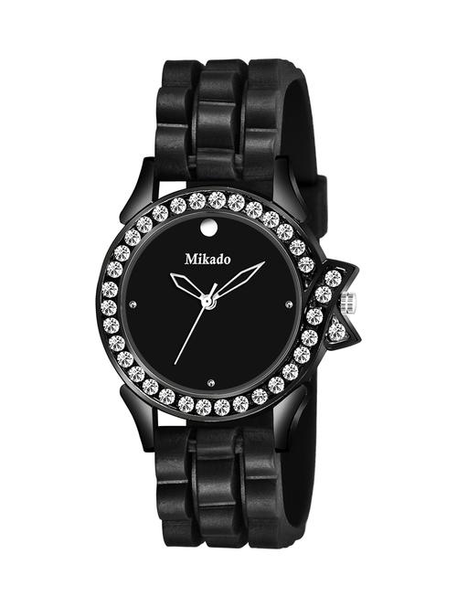 black stone attractive women watch for women & girls - 18691088 - Very Small Image - 1