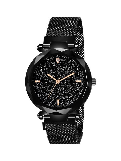 black spark analog watch for girls - 18691191 - Very Small Image - 1