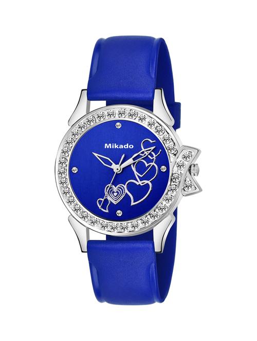 blue adorable classy analog watch for women - 18691209 - Very Small Image - 1