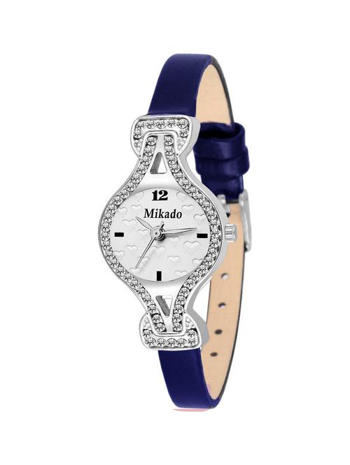 new white dial stylish design analog watch for girls - 18691240 - Very Small Image - 1