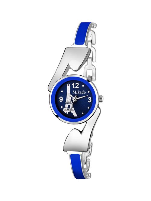 blue shark fashion analog watch for women and girls - 18691291 - Very Small Image - 1