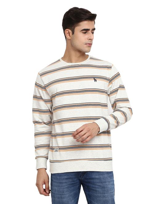 mens striped sweatshirt - 18692326 - Very Small Image - 1