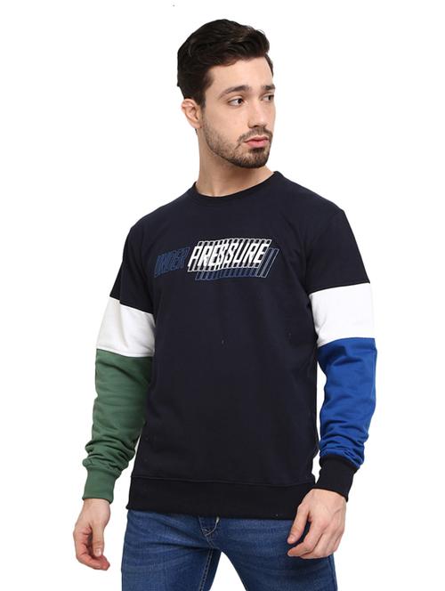 mens color block sweatshirt - 18692329 - Very Small Image - 1