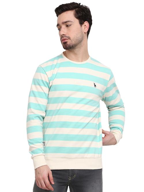 mens striped sweatshirt - 18692341 - Very Small Image - 1