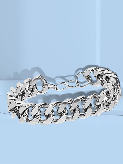 silver metal bangle bracelet - 18692630 - Very Small Image - 1