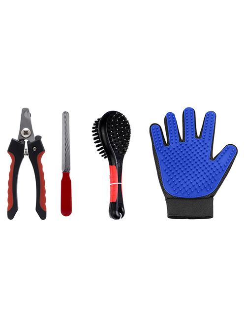 Multi Colored Plastic Pet Comb Brush - 18696953 - Very Small Image - 1