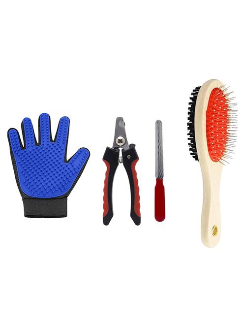multi colored plastic pet comb brush - 18696997 - Very Small Image - 1