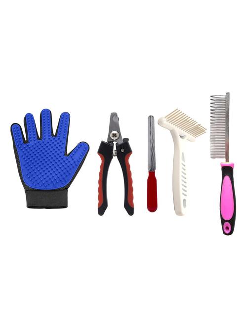 multi colored plastic pet comb brush - 18697051 - Very Small Image - 1