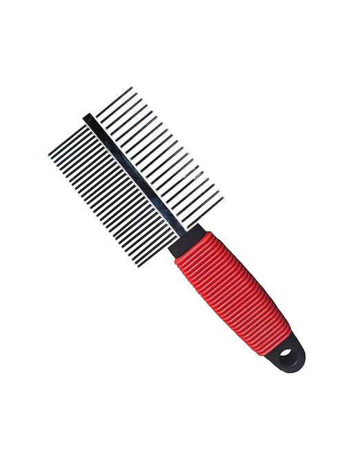 red stainless steel pet comb brush - 18697090 - Very Small Image - 1