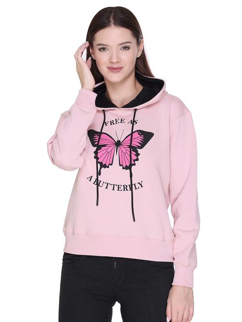 women's front print sweatshirt - 18697574 - Very Small Image - 1