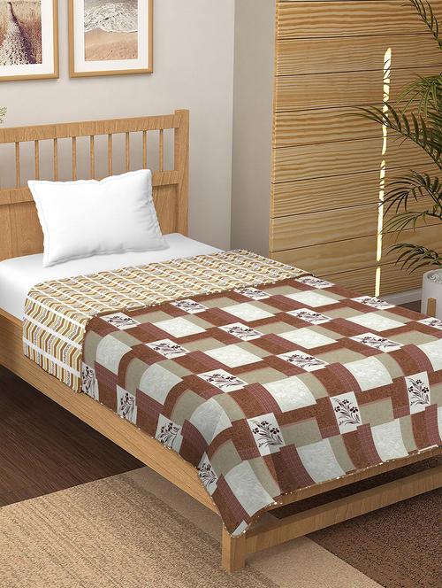 printed single bed dohar - 18701821 - Very Small Image - 1
