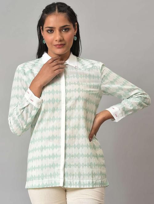 white cotton regular shirt - 18703906 - Very Small Image - 1