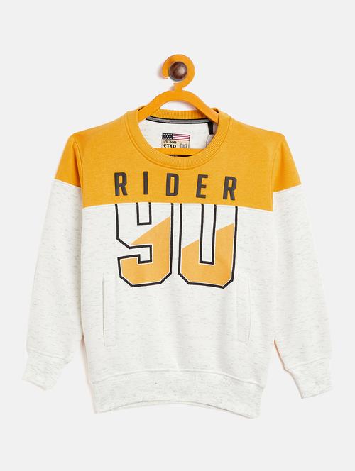 round neck front printed sweatshirt - 18709529 - Very Small Image - 1