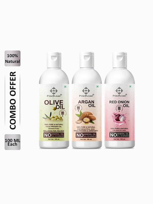 pack of 3 puri flame hair oil - 18715760 - Very Small Image - 1