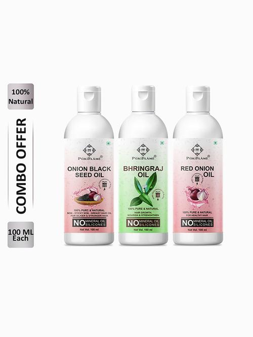 pack of 3 puri flame hair oil - 18716139 - Very Small Image - 1