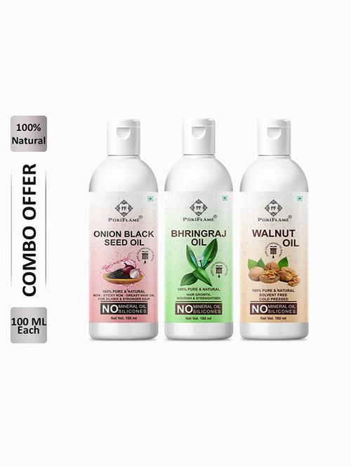 pack of 3 puri flame hair oil - 18716142 - Very Small Image - 1