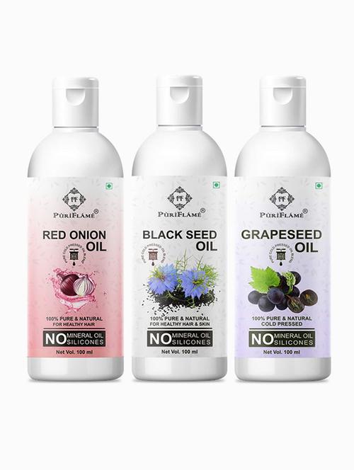 pack of 3 puri flame hair oil - 18716493 - Very Small Image - 1