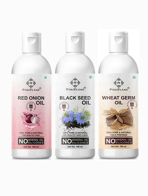 pack of 3 puri flame hair oil - 18716503 - Very Small Image - 1