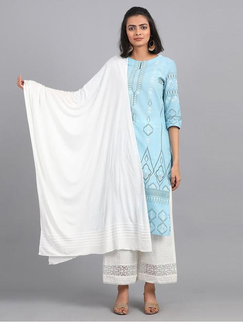 self design woven dupatta - 18718271 - Very Small Image - 1
