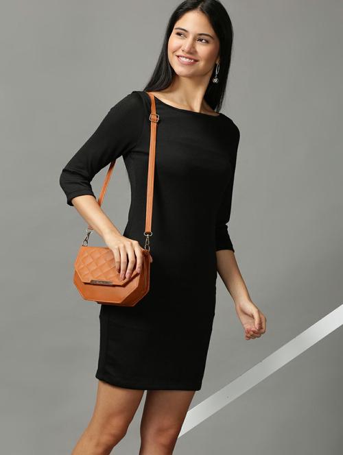Women's Bodycon Solid Dress - 18718492 - Very Small Image - 1