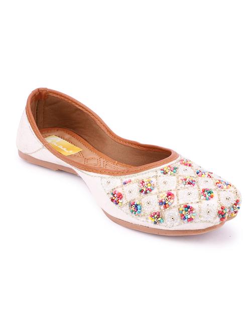 women embellished slip on jutti - 18718864 - Very Small Image - 1