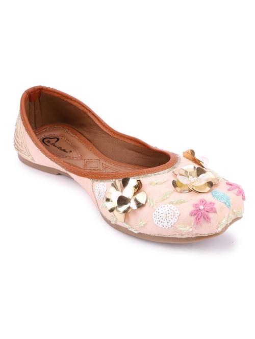 women embellished slip on jutti - 18718888 - Very Small Image - 1