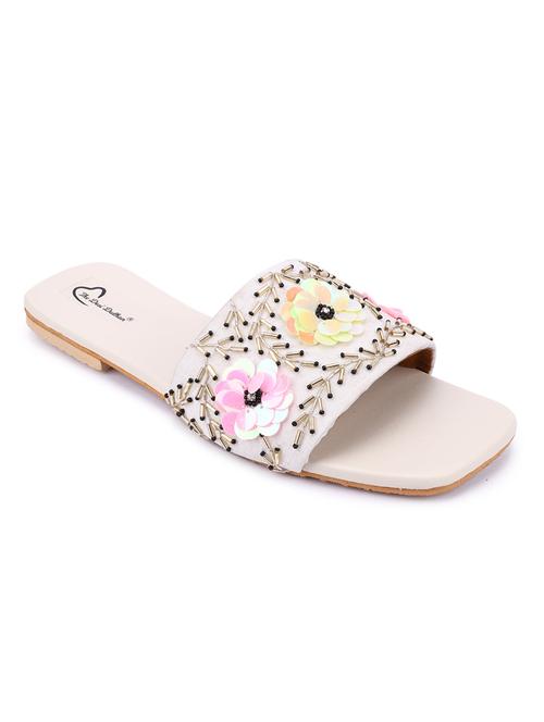 women embellished slip on sandal - 18718898 - Very Small Image - 1